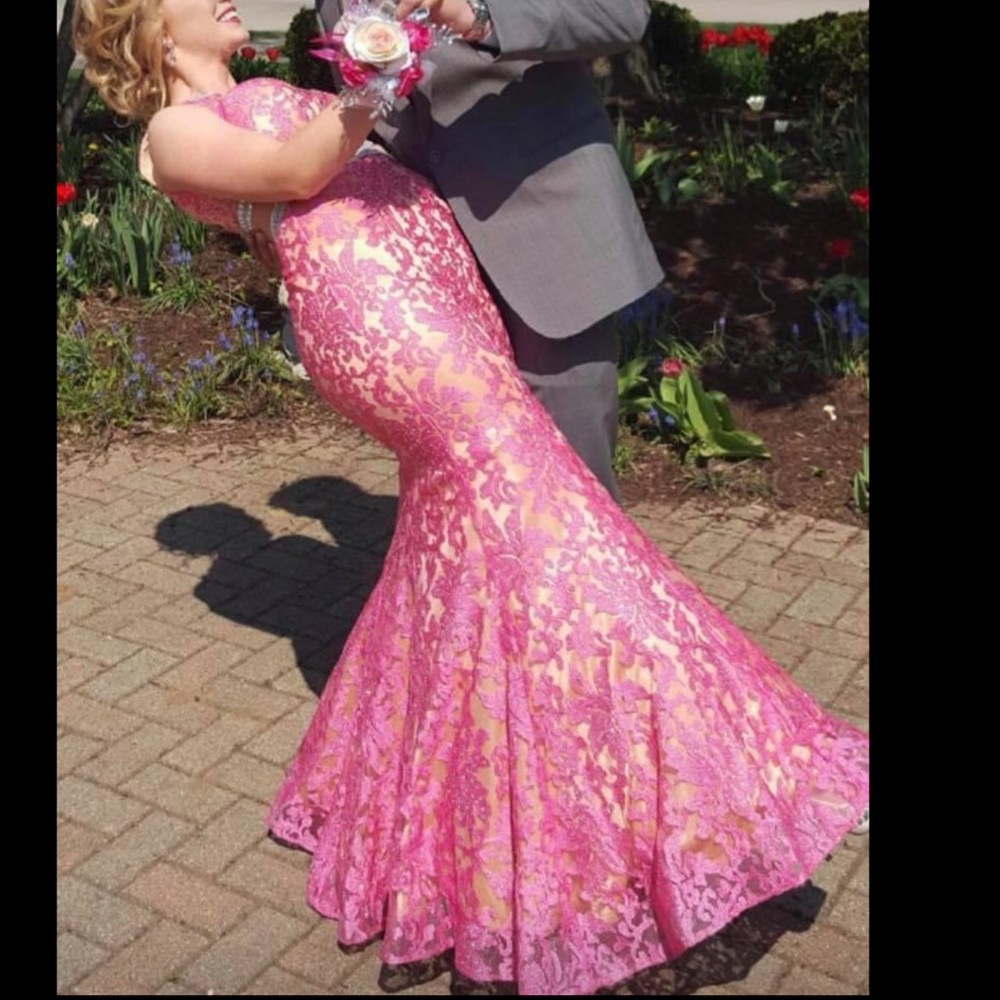 Anny Lee Pink Prom Dress
